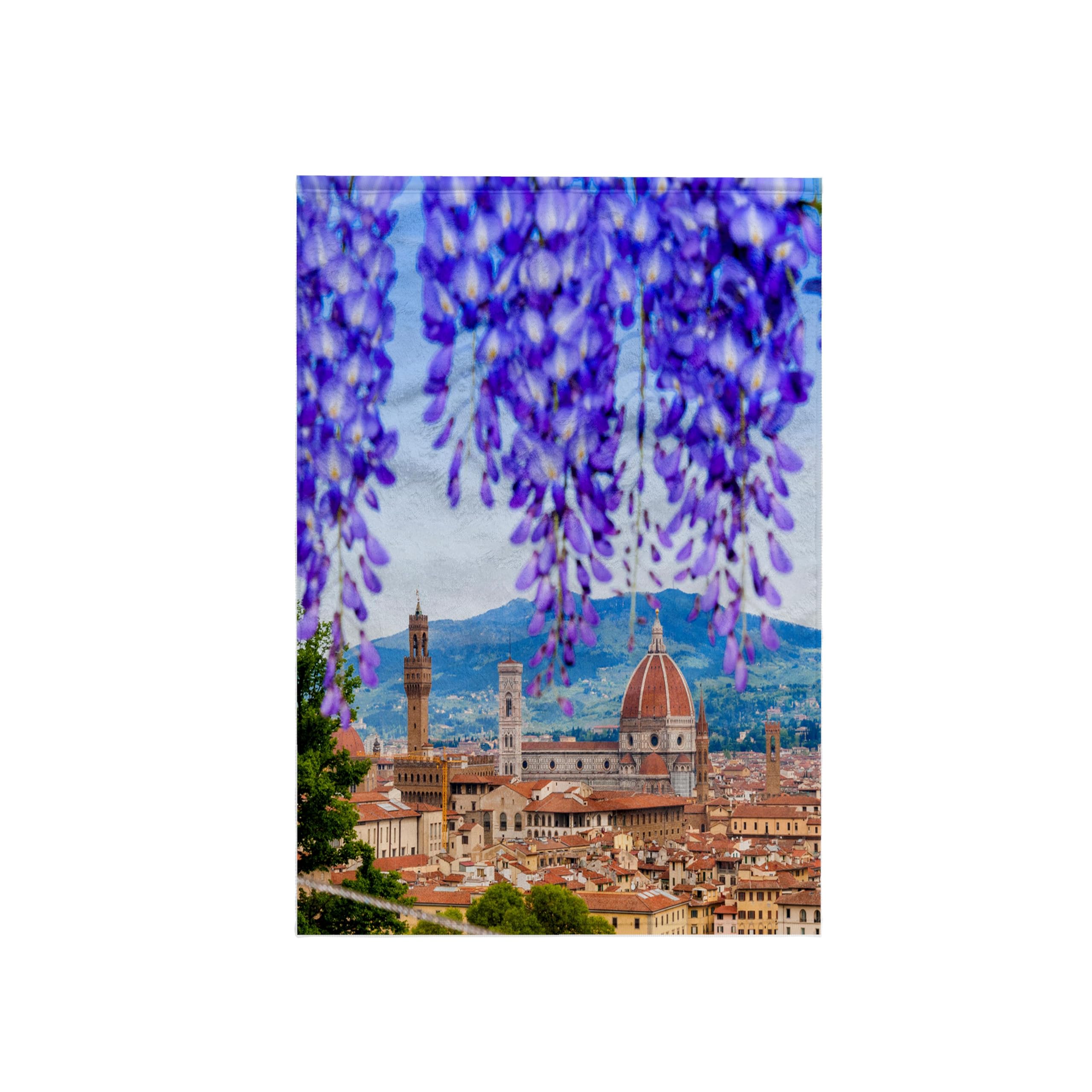 3D Rose City Center of Florence-Firenze-UNESCO-Tuscany-Italy Hand Towel, 15 x 22