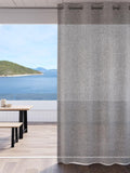 DDECOR  Pack of 1 Piece of 7FT Door Sheer Curtain, Beige