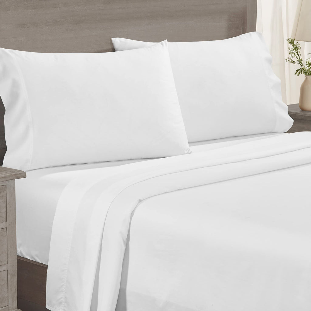 California Design Den - Luxury Full Size Sheet Set - 100% Cotton, 600 Thread Count Deep Pocket Full Size Bed Sheets, Hotel-Quali