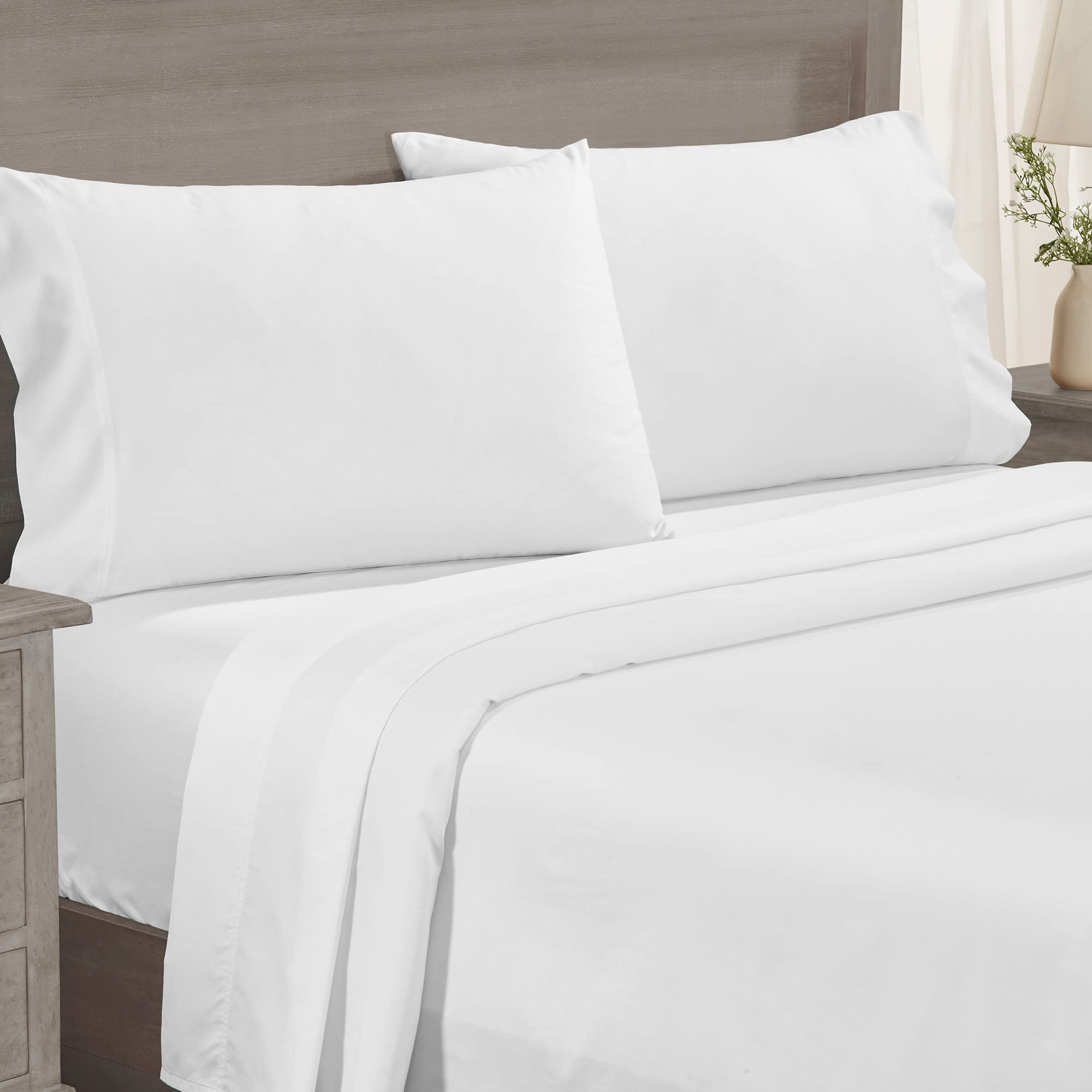 California Design Den - Luxury Full Size Sheet Set - 100% Cotton, 600 Thread Count Deep Pocket Full Size Bed Sheets, Hotel-Quali