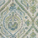 HomeRoots Decor 3'3' x 4'11' Polypropelene Ivory/Teal Area Rug