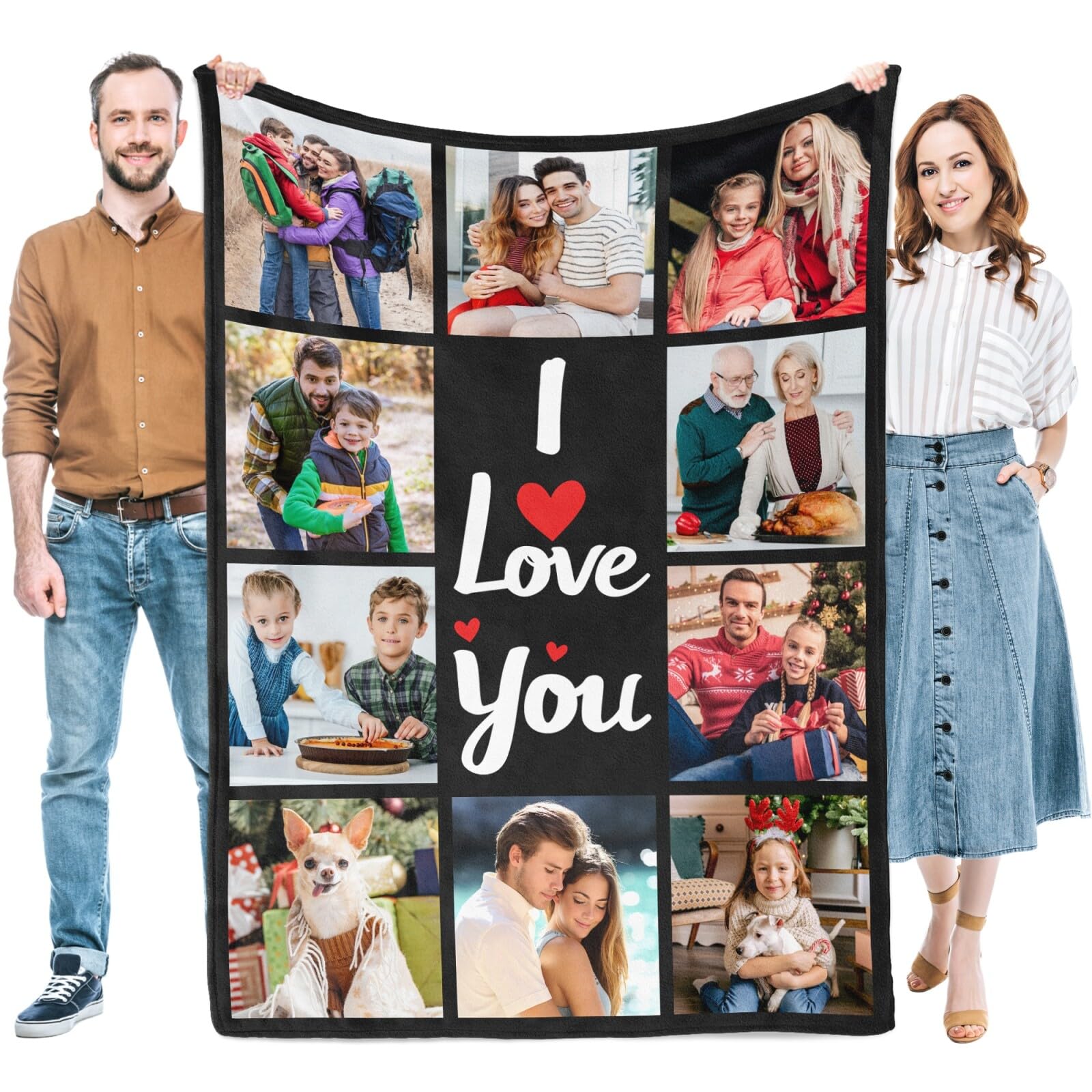Custom Blanket With Photos, Personalized Blanket With Picture, Customized Blanket, Photo Blankets Customize, Picture Blankets, P