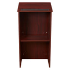 Oklahoma Sound 222-MY Full Floor Lectern, 23" Width x 46-1/2" Height x 16" Depth, Mahogany