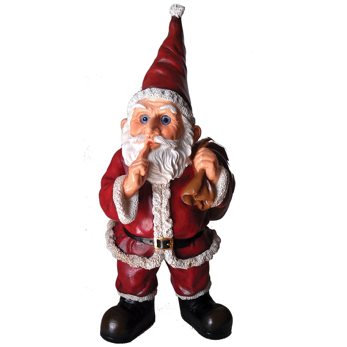 Michael Carr Designs Garrold Santa With Bag Outdoor Christmas Holiday Figurine For Gardens, Patios And Lawns (80075)