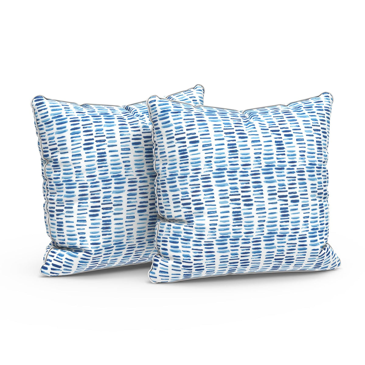 Lvtxiii Pack Of 2 Outdoor Throw Pillow Covers Accent Waterproof Pillow Covers Only, Patio Square Cushion Cases For Garden Balcon