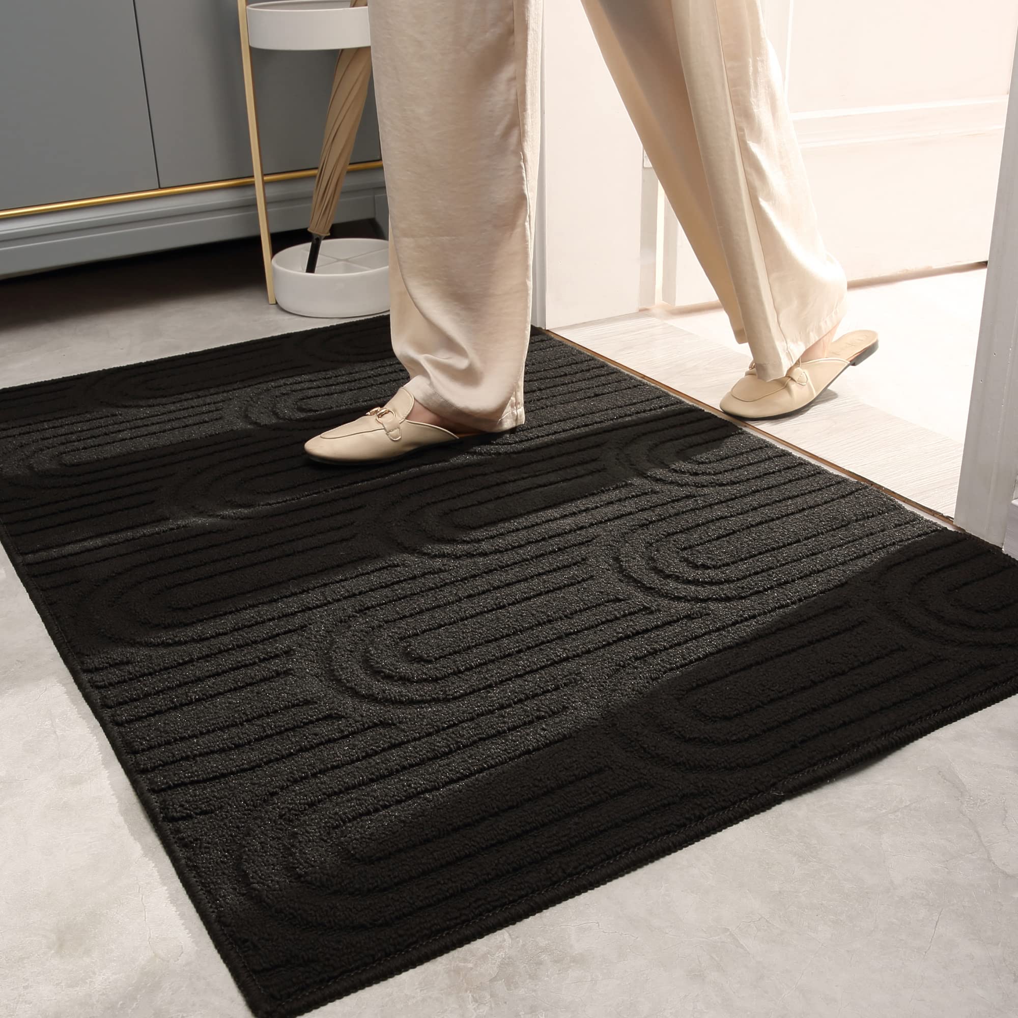 Granny Says Indoor Doormat, 32' X 48', Non-Slip Front Door Mats,Large Door Mat, Outdoor Welcome Mat Washable, Low Profile Indo