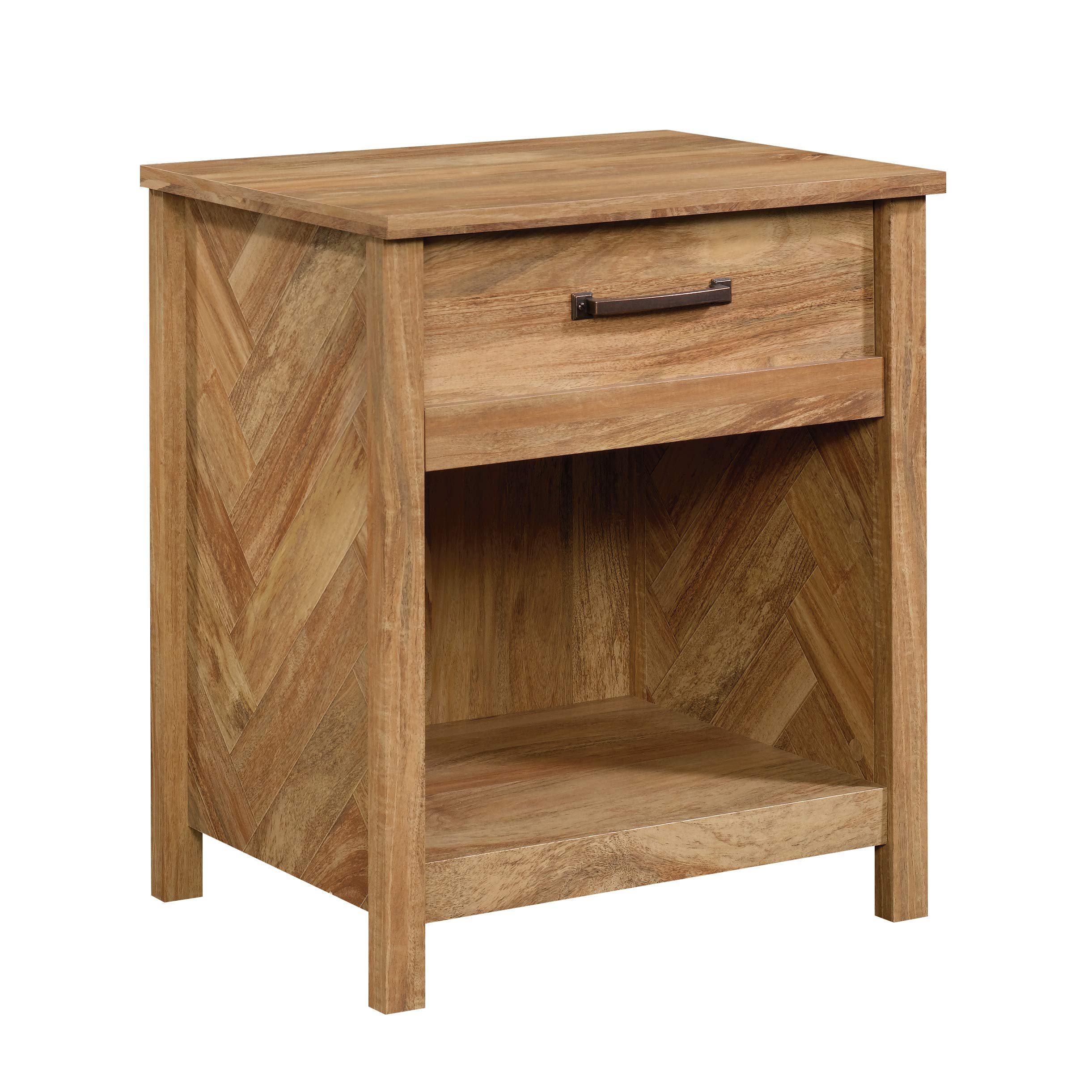 Sauder Cannery Bridge Night Stand, Bedside Table, Bedroom Side Table End Table, in Sindoori Mango