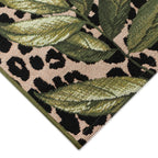Liora Manne Marina Low Profile Durable Indoor/Outdoor Woven Rug- Safari Green 6'6' X 9'4'
