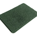 PureSwan Hunter Green Bathroom Rugs - Absorbent and Washable Bath Mat, Non-Slip, Thick Soft Chenille Bath Rugs for Bathroom Floo