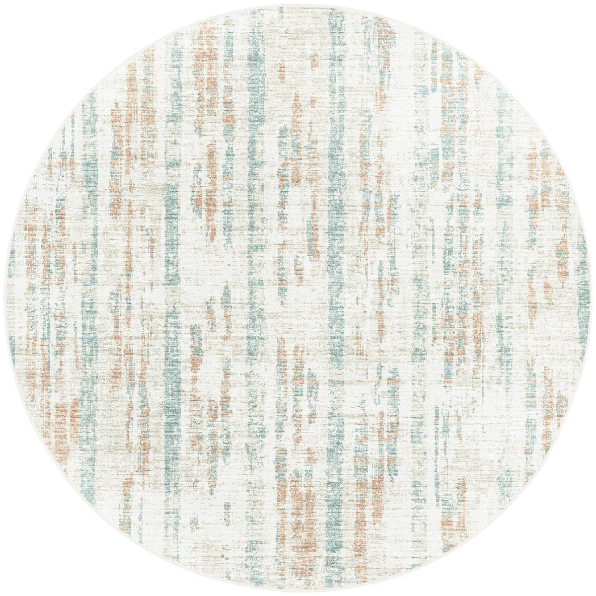 Winslow Wl6 Ivory Transitional Rug Round 4' X 4'