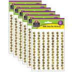 Teacher Created Resources Gold Foil Star Stickers Valu-Pak, 686 Per Pack, 6 Packs