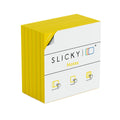Slicky Notes 123987 Reusable Double Sided Notes: 3X3 Inch Glue Free, Static Charged, Dry Erasable, Slideable, Eco-Friendly Paper