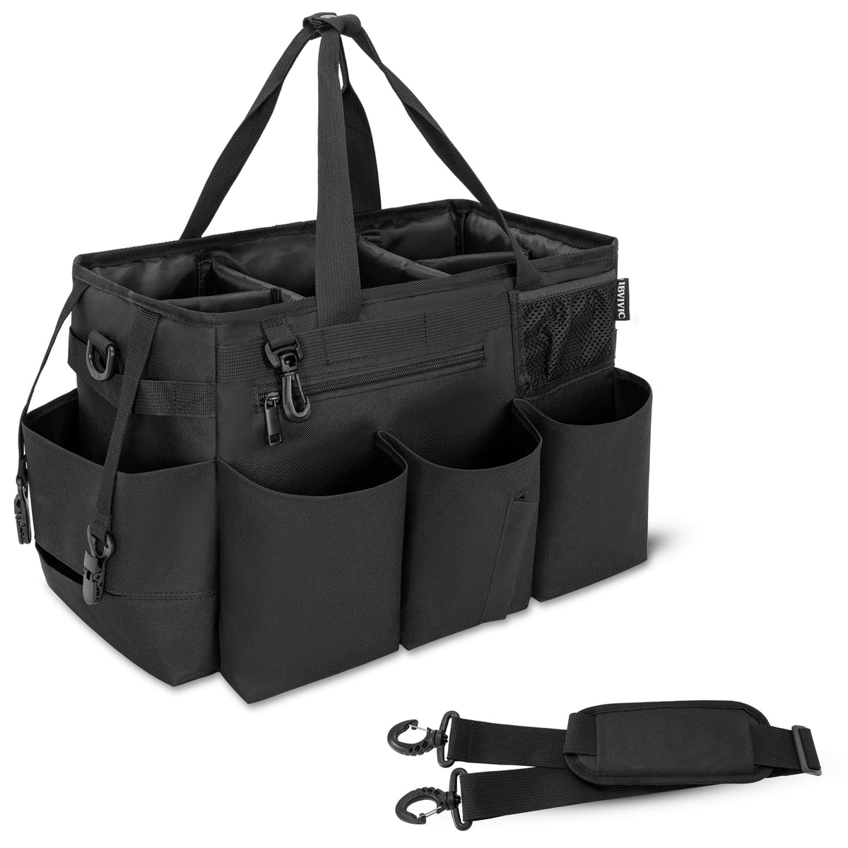Ibvivic Wearable Cleaning Caddy Bag For Cleaning Supplies,Large Capacity Cleaning Organizer Tote Bag For Cleaners Housekeepers