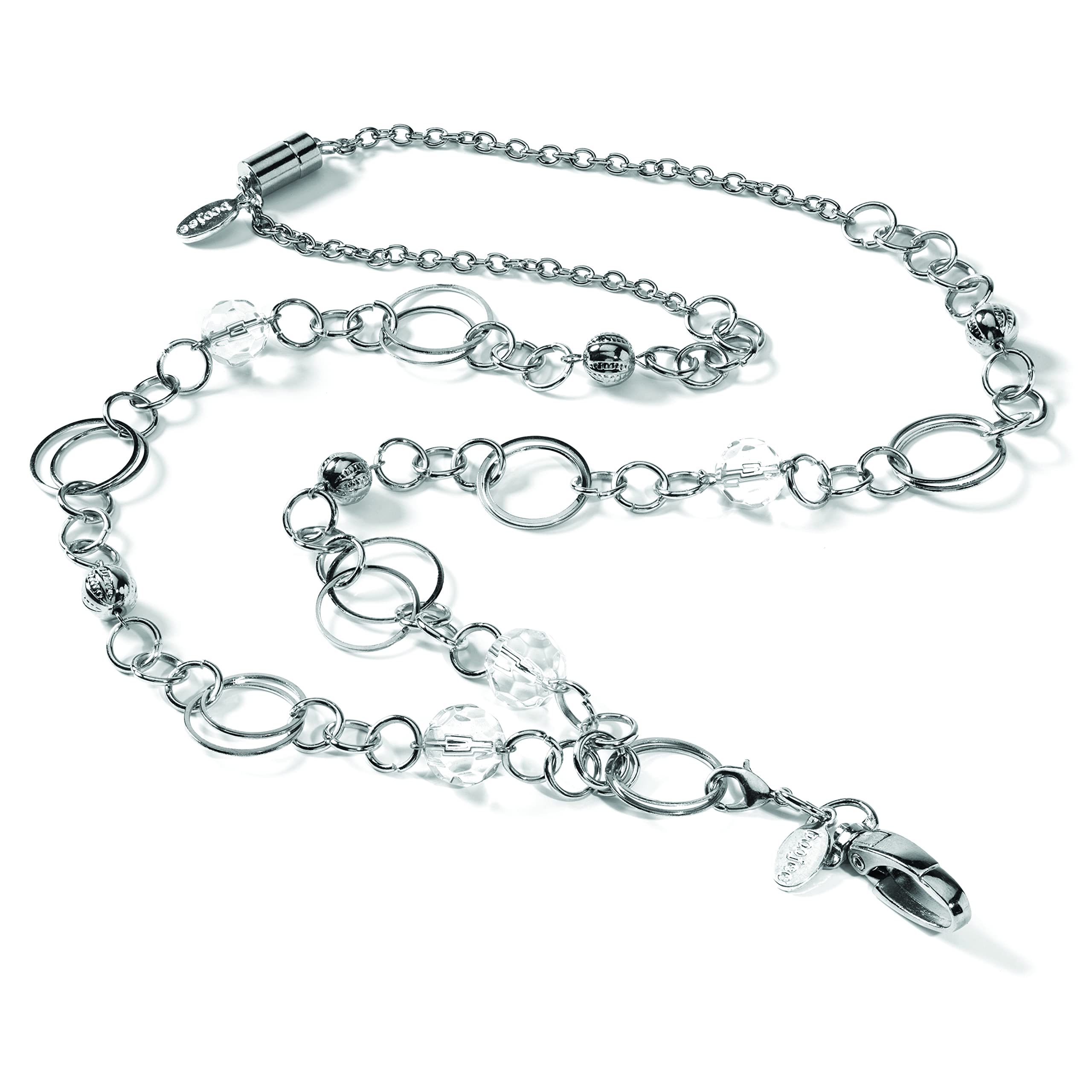 Boojee Beads Lanyards For Women 19' Handmade Beaded Lanyard Id Holder Fashionable Breakaway Lanyard Necklace For Office Workers