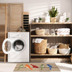 Liora Manne Frontporch Indoor/Outdoor Hand Tufted Durable Area Rug - Transitional Casual Home Nature Neutral (Birds Neutral) (2' X 5')