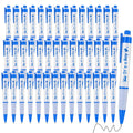 Aodaer 48 Pieces It'S A Boy Baby Shower Ballpoint Pens - Blue Retractable Gel Pen With Soft Grip, Comfortable Black Ink For Part