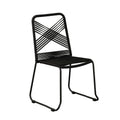 SEI Furniture Padko Outdoor Chairs, Black