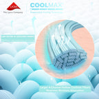 Comfort Spaces King Cooling Sheets, Moisture Wicking Coolmax Sheets, Soft Sheet Set, Cooling Bed Sheets For Hot Sleepers, Elastic Deep Pocket Fits Up To 16' Mattress, King Quatrefoil Aqua 4 Piece