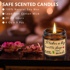 9 Pieces Teacher Appreciation Gifts Thank You Teacher Scented Candles 3.5 Oz Teacher Candles For Women Thank You Teacher Gifts F