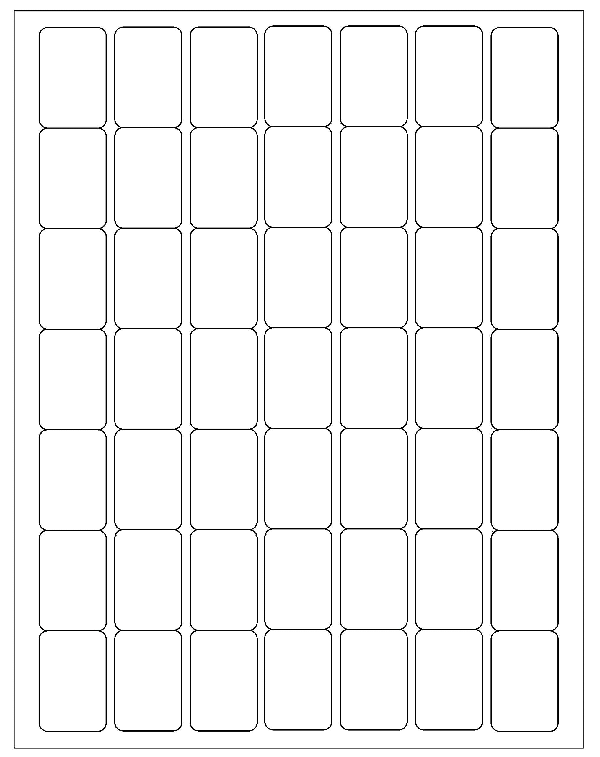 Chromalabel 1 X 1.50 Inch Printable Labels, Compatible With Laser And Inkjet Printers, 2450 Stickers Per Pack, White, Permanent