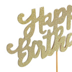 Blue Panda - Funny Gold Happy Birthday Banner And Cake Topper Set, Holy Sh*T You'Re Old Party Decorations (10 Feet)
