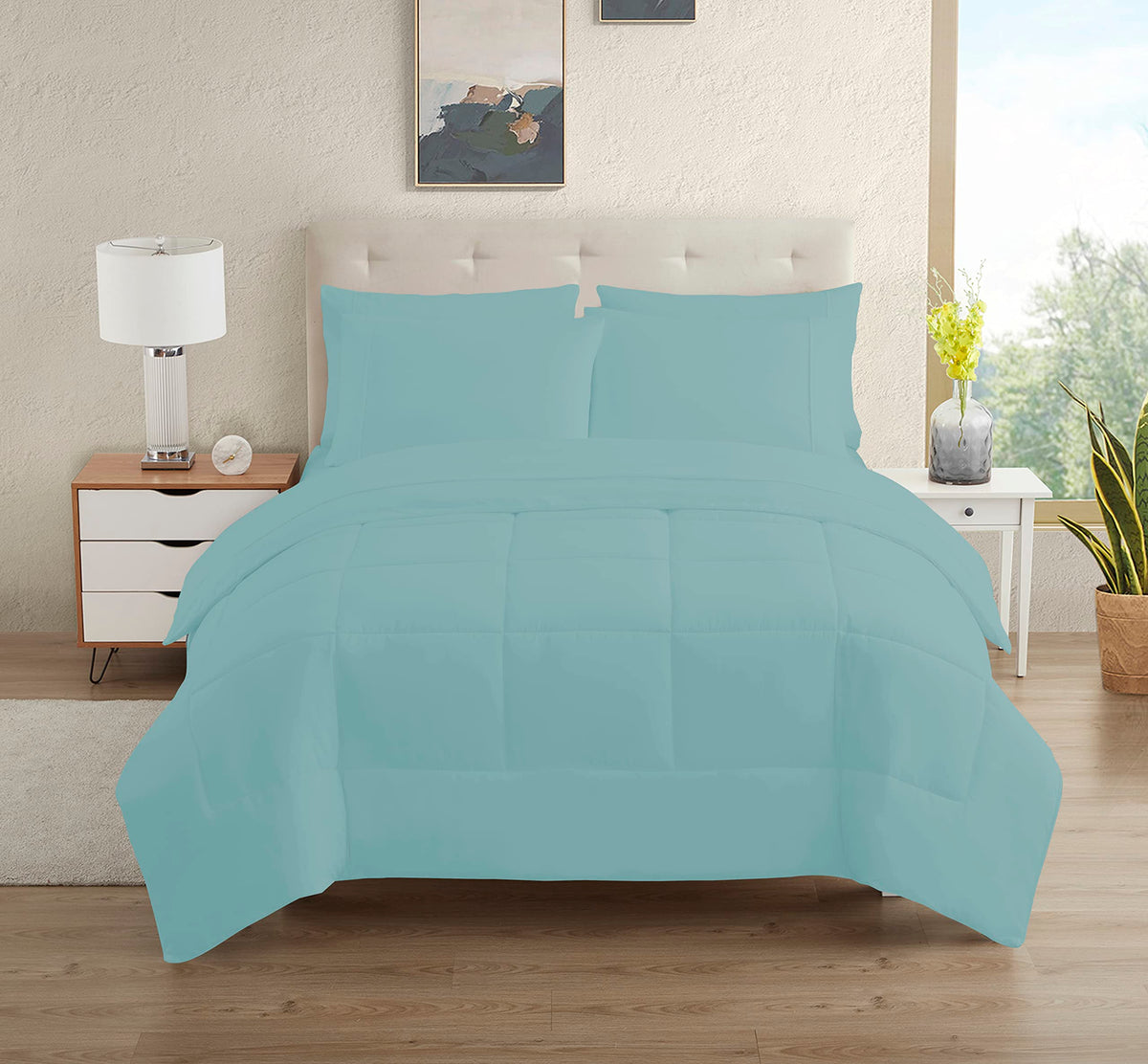 Dorm Room Essentials College Bedding Comforter Set 7 Piece Full Size Bed In A Bag For College Students Boys And Girls, Full, Mis