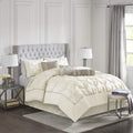 Madison Park Laurel 7 Piece Comforter Set-Ivory-Queen