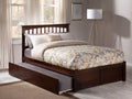 Atlantic Furniture AR8732054 Mission Platform, Full, Walnut
