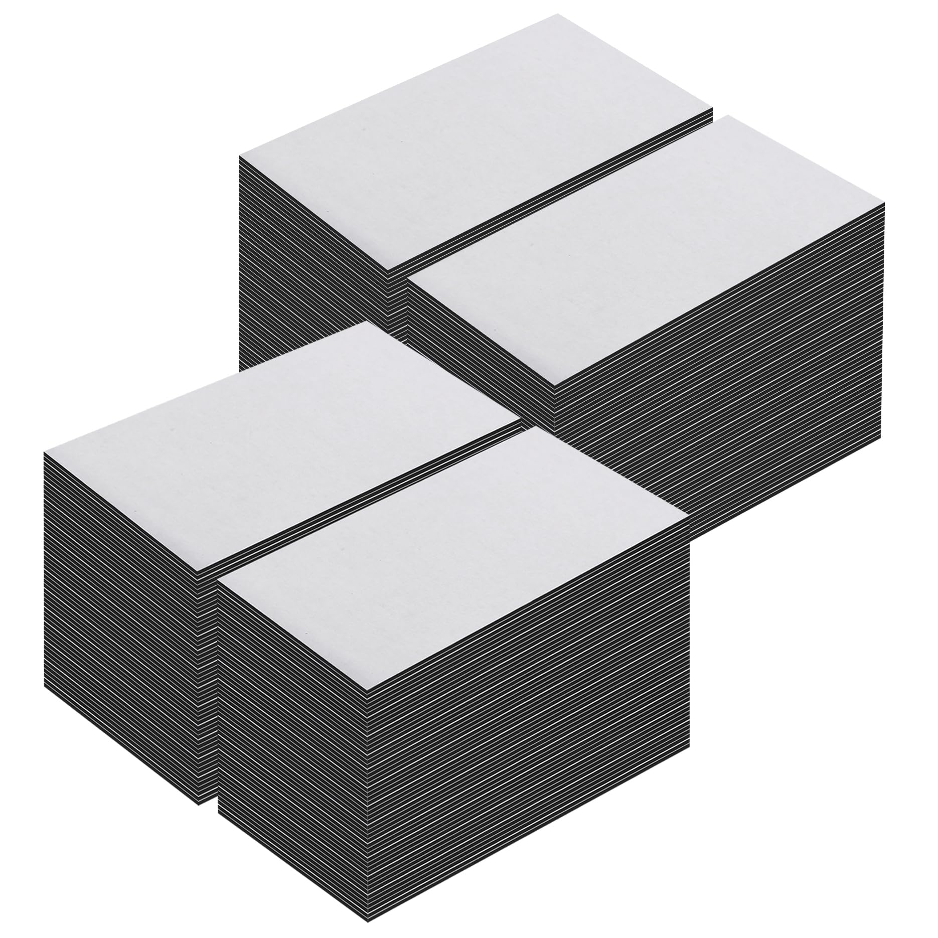 Llpt Self Adhesive Business Card Magnets 200 Packs Easy Peel Stick Promotion Small Magnetic Sheet For Business Marketing Card Te