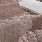 Bedsure Queen Quilt Bedding Set - Lightweight Summer Quilt Full/Queen - Dusty Rose Bedspread Queen Size - Bedding Coverlet For A