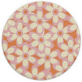 Trendy Boho Flower Minimalist Pattern Mouse Pad 7.9X7.9 Inch,Non-Slip Rubber Base Mousepads For Dorm Office Home Desk Decor(061)