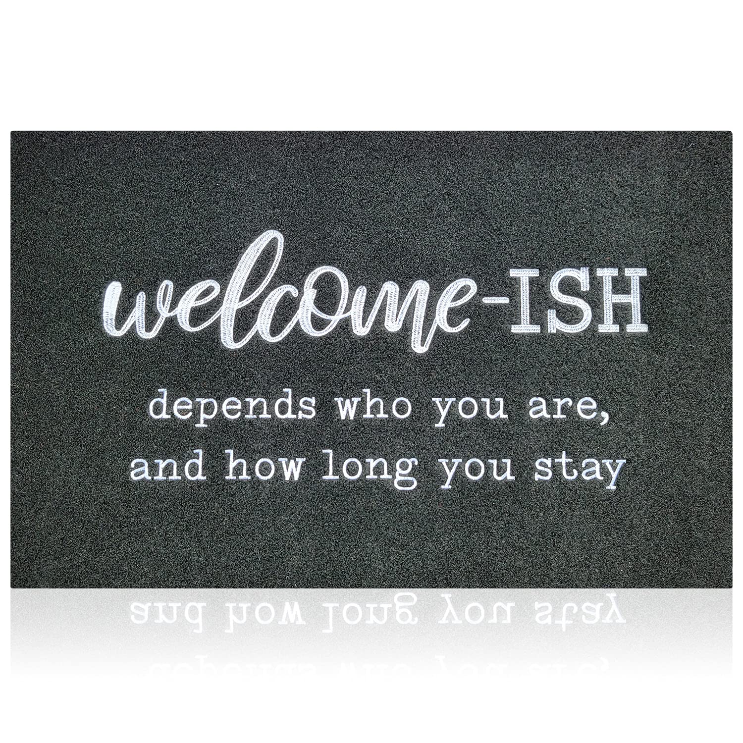 Jjuuyou Door Mats Outdoor Welcome Doormats For Front Door Indoor Entrance Low Profile Non Slip Rubber Back Doormat For Floor Fun