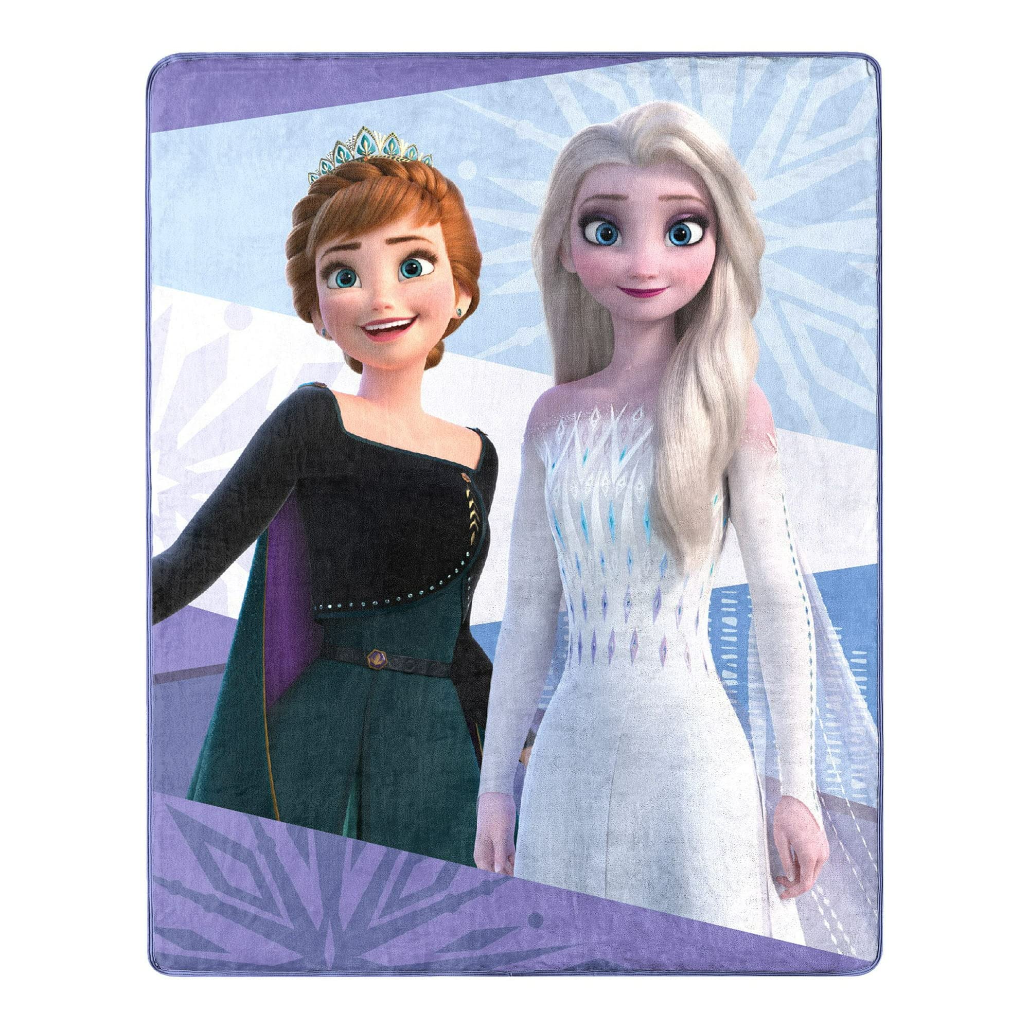 Frozen 2 Forever Elsa Anna Blanket Plush Silky Soft Throw 40' X 50'