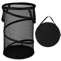 BATTOO Collapsible Laundry Basket Foldable Mesh Pop Up Hamper with Handles for Laundry Room, Bathroom, Kids Room, College Dorm, 