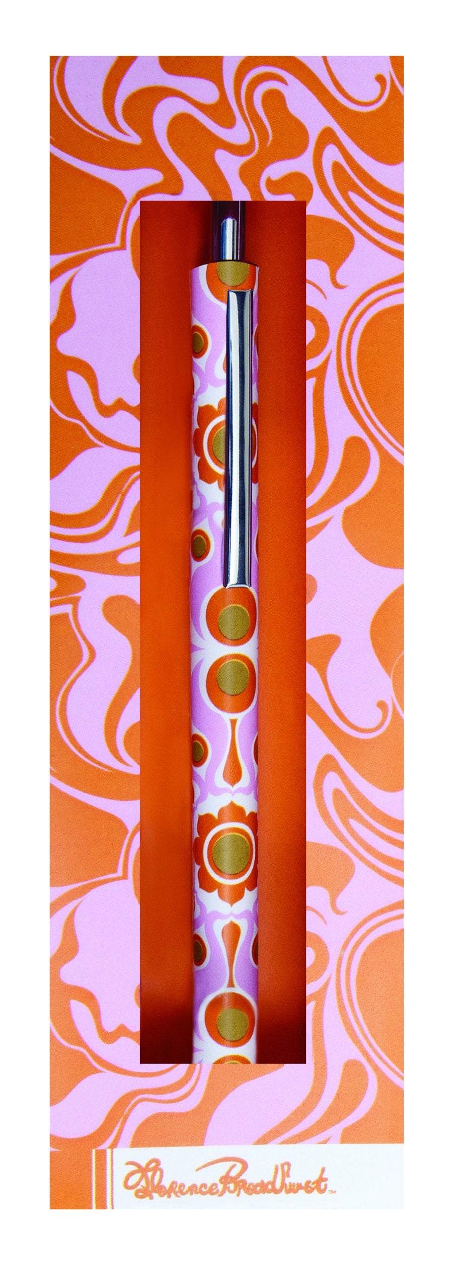 The Gift Wrap Company Florence Broadhurst Collection Ball Point Pen, Solar