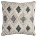 Rizzy Home | T11511 | 20"x20" Natural/Gray/White Decorative Pillow | Cover Only