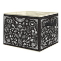 uinwk Halloween Gothic Witchy Storage Bins, Dark Academia Witchcraft Magic Moon Skull Collapsible Storage Box Laundry Basket wit
