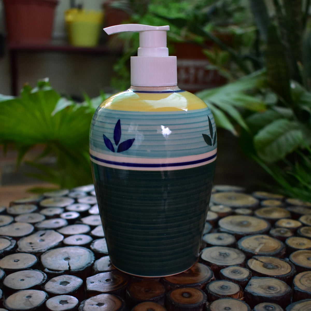 KunhaR Ceramic LongLasting Liquid Handwash Soap Dispenser for Bathroom | Handwash Bottle for Kitchen | Soap Dispenser for Wash