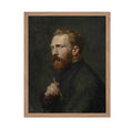 Poster Master Antique Russell Poster - Vintage Impressionism Print - Gift for Artist, Painter - Van Gogh Portrait, Moody, Dark -