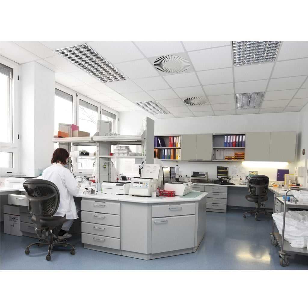 Safco Products 3391BL Alday 24-7 Task Chair (Optional arms Sold Separately), Black