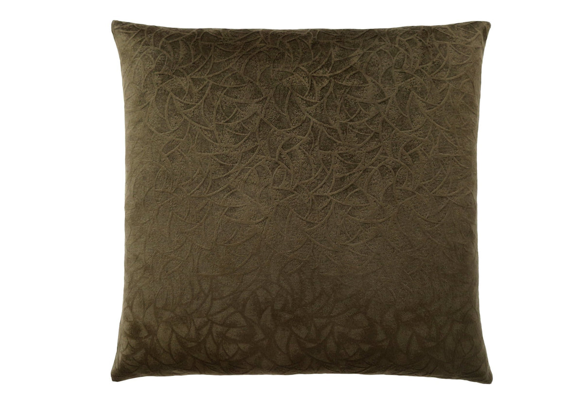 Monarch Specialties 9262, 18 X 18 Square, Insert Included, Decorative Throw, Accent, Sofa, Couch, Bedroom, Polyester, Hypoallergenic, Modern Pillow 18&quot;X 18&quot; Dark Green Floral Velvet 1Pc