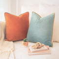 Monday Moose Decorative Throw Pillow Covers Cushion Cases, Set Of 2 Soft Velvet Modern Double-Sided Designs, Mix And Match For H