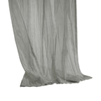 Richmark International Paloma Sheer Dual Header Curtain Panel 52 X 95 In Grey