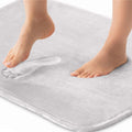Gorilla Grip Thick Memory Foam Bath Rugs, Soft Absorbent Velvet Bathroom Mats, Durable Dots on Underside, Machine Washable Bathm