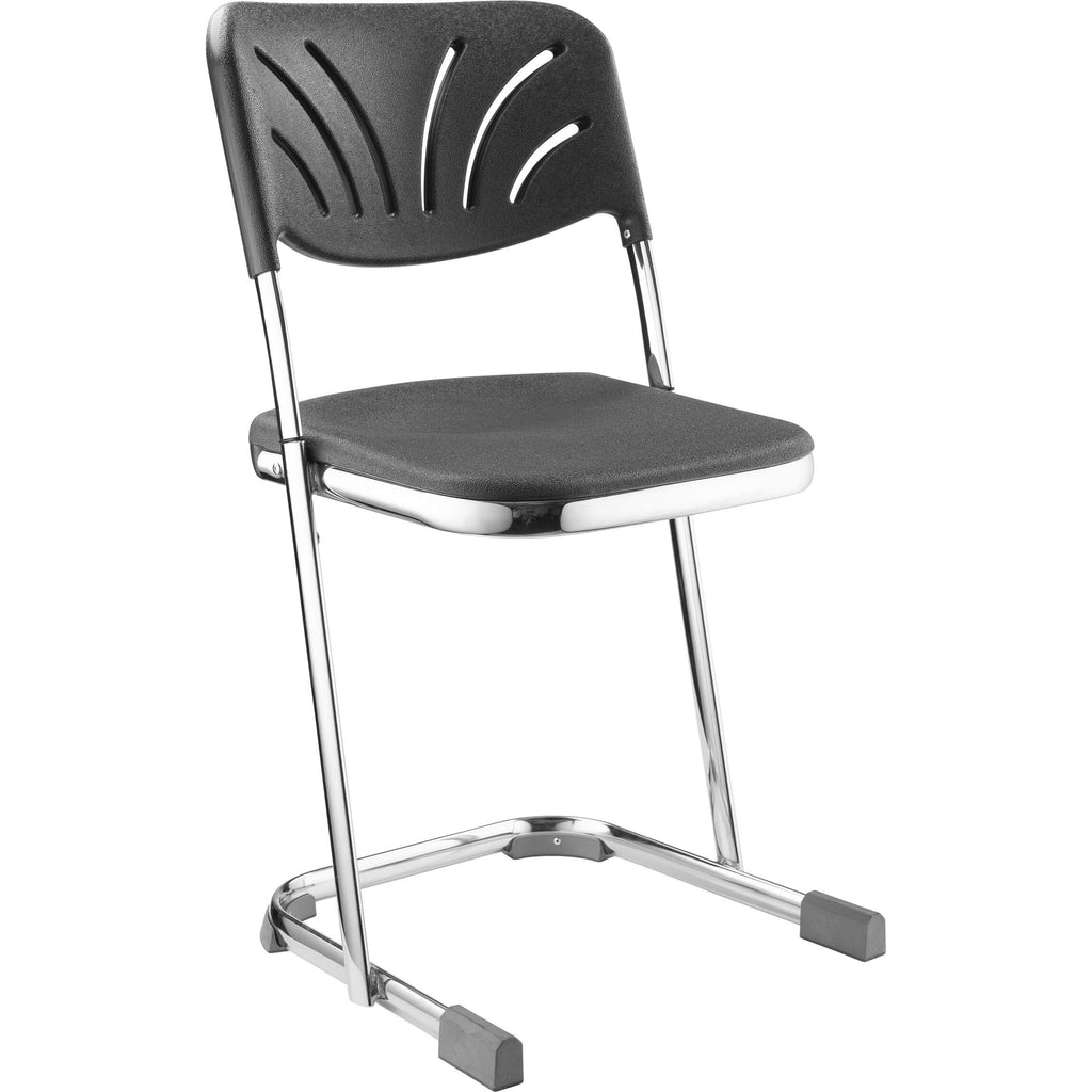 National Public Seating Elephant Z-Stool 18" Stool With Blow Molded Seat And Backrest