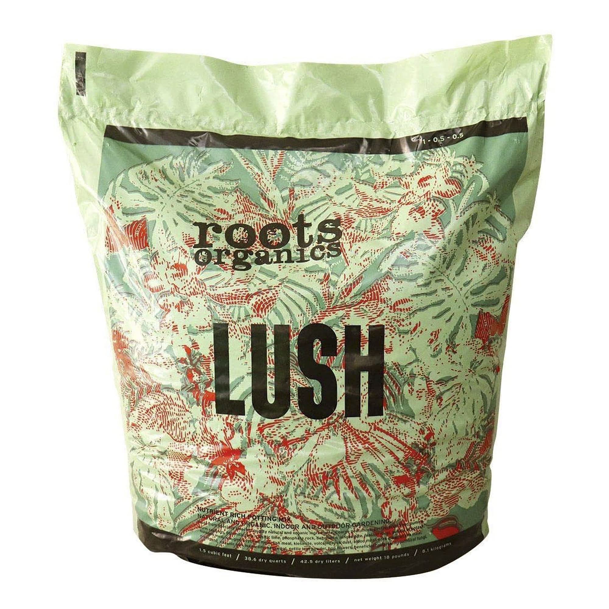 Roots Organics Lush Peat Based Potting Soil, 1.5 Cuft