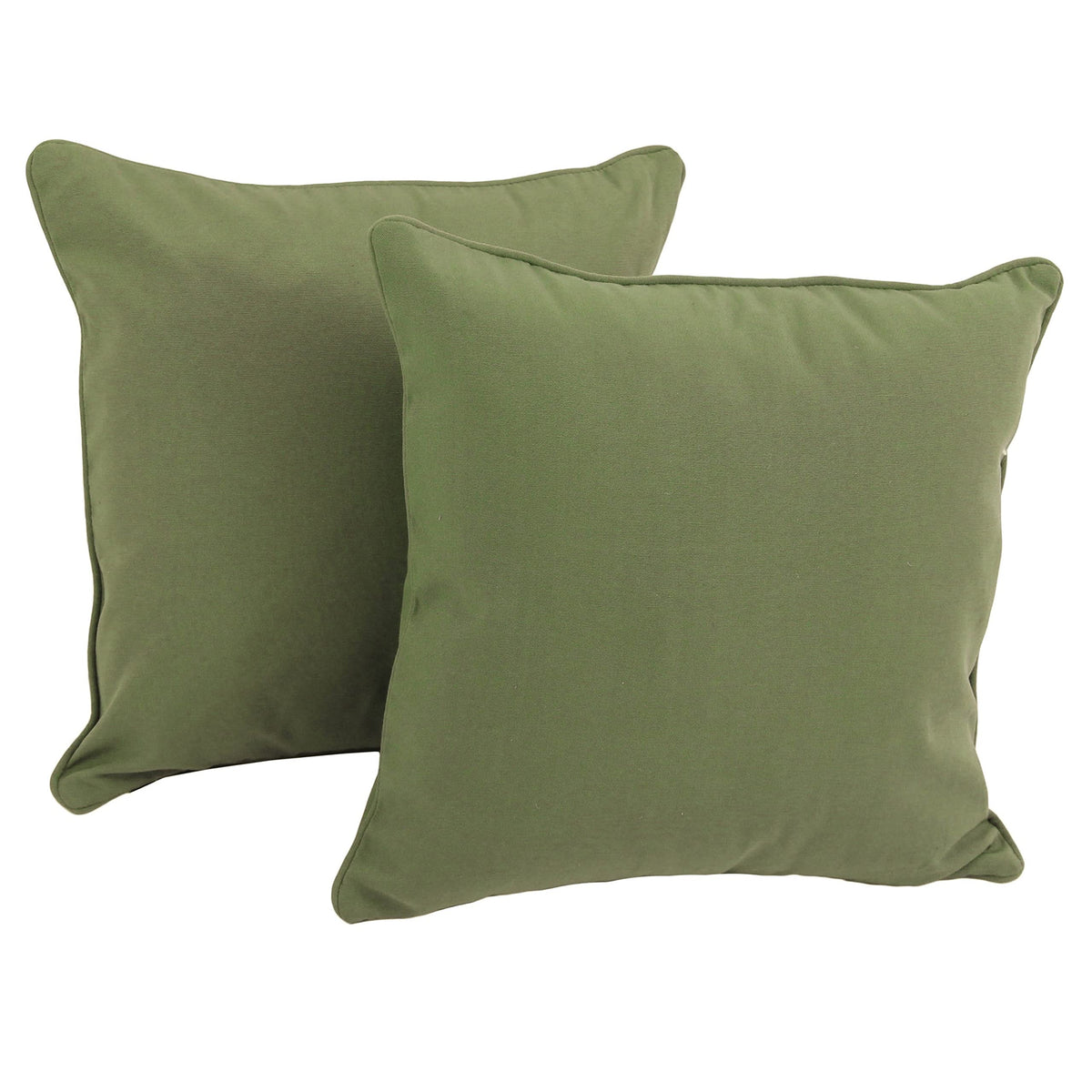 Blazing Needles 18-inch Twill Throw Pillows (Set of 2) Sage