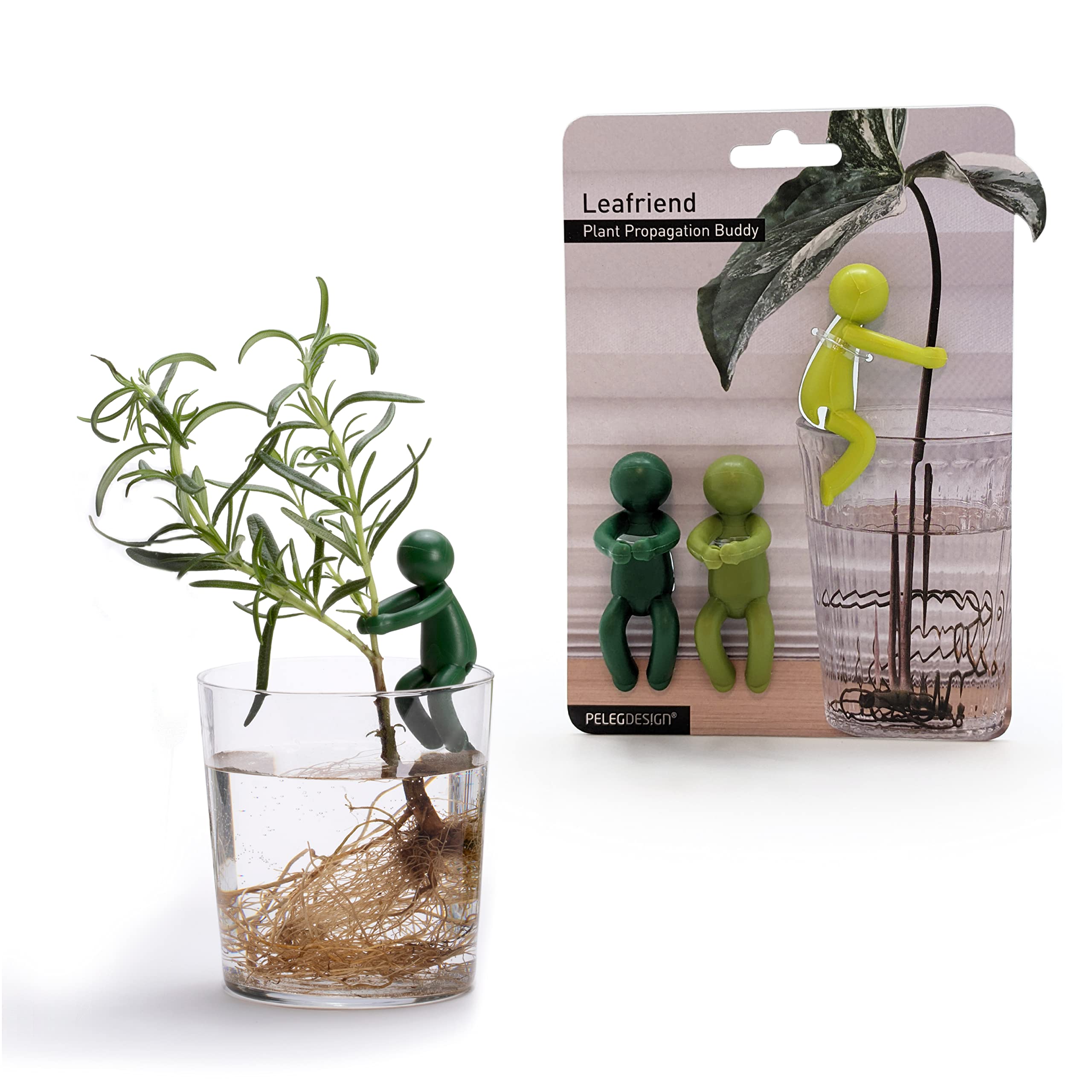Leafriend: Plant Propagation Buddy; Plant Support For Sprouts, Stems, Shoots, And Cuttings; 3 Cute Plant Supports For A Plant Pr