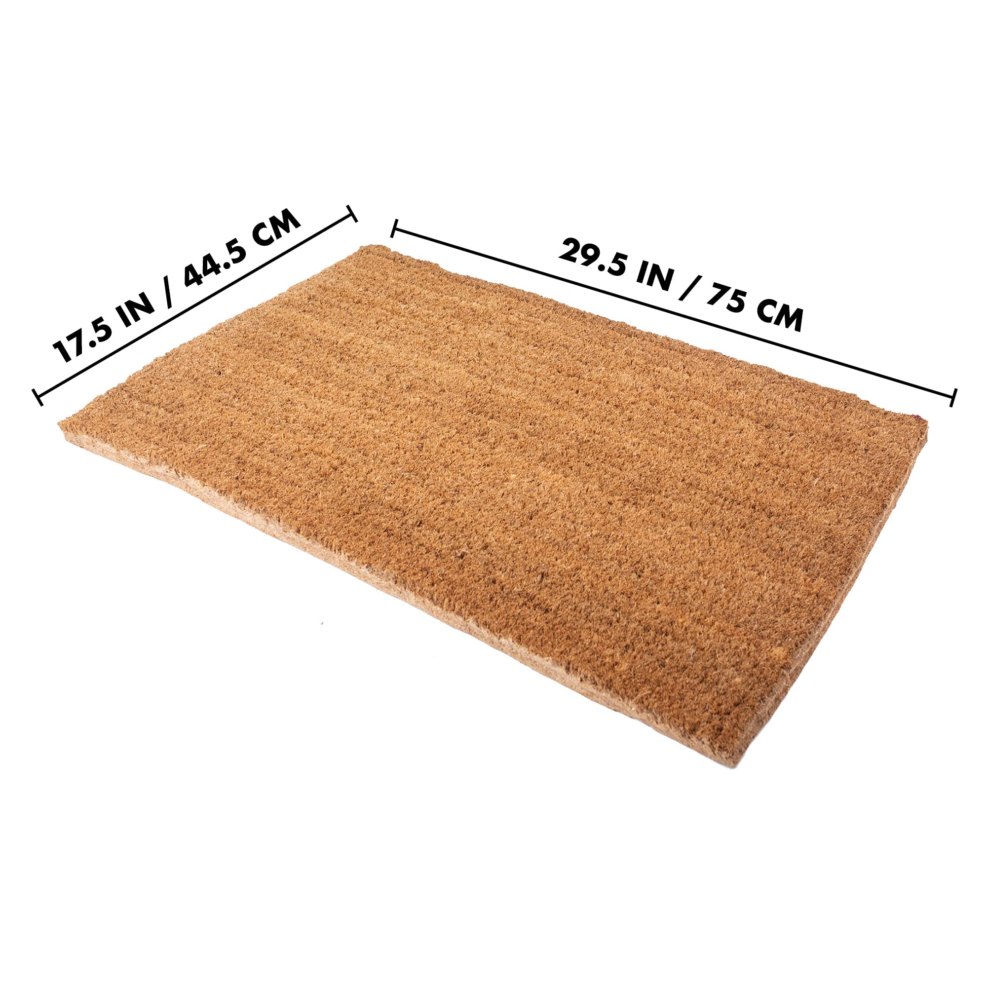 Ninamar Blank Coir Door Mat - Plain Doormat For Custom, Personalized Diy Craft Designs - 28 X 17 Inch