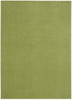 Nourison Essentials Indoor/Outdoor Green 6' X 9' Area -Rug, Easy -Cleaning, Non Shedding, Bed Room, Living Room, Dining Room, Backyard, Deck, Patio (6X9)
